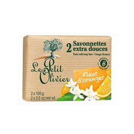 Le Petit Olivier Extra Mild Soap Bars Orange Blossom 2x100g
