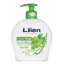 Lilien Tekuté krémové mydlo Olive Milk 500ml