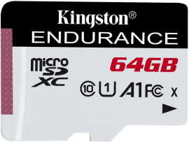 Kingston MicroSDXC Endurance Class 10 UHS-I U1 64GB