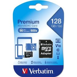 Verbatim Premium MicroSDXC UHS-I V10 128GB