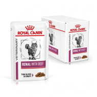 Royal Canin Veterinary Diet Renal Beef Pouch 12x85g - cena, srovnání