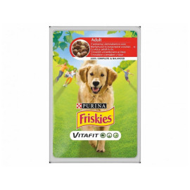 Purina Friskies Adult Dog hovädzie so zemiakmi 100g