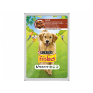 Purina Friskies Adult Dog s jahňacím a mrkvou 100g - cena, srovnání