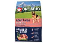 Ontario Adult Large Beef & Rice 2,25kg - cena, srovnání