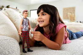 Mattel Barbie Model Ken 176 Kockované nohavice