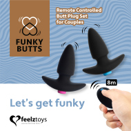 Feelz Toys FunkyButts Remote Controlled Butt Plug - cena, srovnání