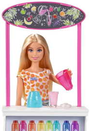 Mattel Barbie Stánok so smoothies a s bábikou