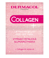 Dermacol Collagen+ Lifting Metallic Peel-Off Mask 2x7,5ml - cena, srovnání