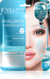 Eveline Cosmetics Hyaluron Ultra Moisturising Face Sheet Mask 20ml