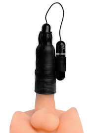 Trinity Vibes Lightning Stroke Silicone Stroker with Vibrating Bullet