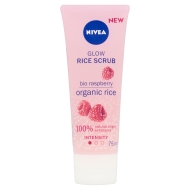 Nivea Rice Scrub Glow Bio Raspberry 75ml - cena, srovnání