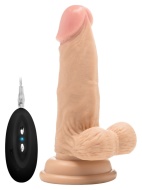 Realrock Vibrating Realistic Cock 6" with Scrotum - cena, srovnání