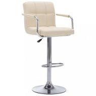 vidaXL Barová stolička látka / chróm 283411 - cena, srovnání