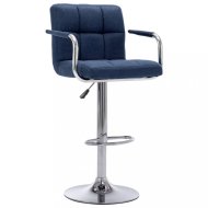 vidaXL Barová stolička látka / chróm 283413 - cena, srovnání