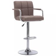vidaXL Barová stolička látka / chróm 283418 - cena, srovnání