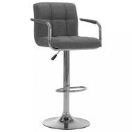 vidaXL Barová stolička látka / chróm 283409 - cena, srovnání