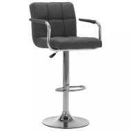 vidaXL Barová stolička látka / chróm 283410 - cena, srovnání