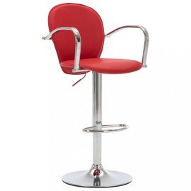 vidaXL Barová stolička umelá koža / chróm 249694