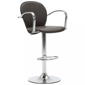 vidaXL Barová stolička umelá koža / chróm 249696