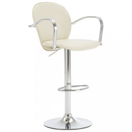 vidaXL Barová stolička umelá koža / chróm 249692