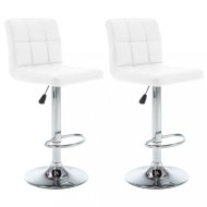 vidaXL Barové stoličky 2 ks umelá koža / kov 323633 - cena, srovnání