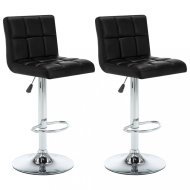 vidaXL Barové stoličky 2 ks umelá koža / kov 323634 - cena, srovnání