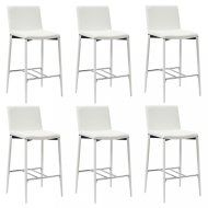 vidaXL Barové stoličky 6ks umelá koža / kov 279672 - cena, srovnání