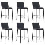 vidaXL Barové stoličky 6ks umelá koža / kov 279670 - cena, srovnání