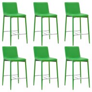 vidaXL Barové stoličky 6ks umelá koža / kov 279688 - cena, srovnání