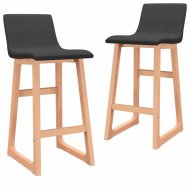 vidaXL Barové stoličky 2 ks látka / buk 289403 - cena, srovnání