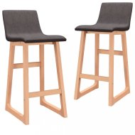 vidaXL Barové stoličky 2 ks látka / buk 289406 - cena, srovnání