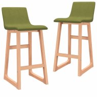 vidaXL Barové stoličky 2 ks látka / buk 289402 - cena, srovnání