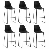 vidaXL Barové stoličky 6ks plast / kov 279654 - cena, srovnání