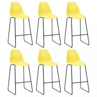vidaXL Barové stoličky 6ks plast / kov 279658 - cena, srovnání