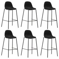 vidaXL Barové stoličky 6ks textil / kov 279665 - cena, srovnání