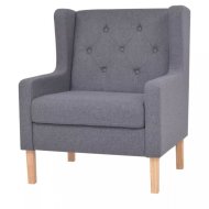 vidaXL Kreslo látka / drevo 245452 - cena, srovnání