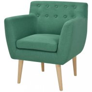 vidaXL Kreslo látka / drevo 244068 - cena, srovnání