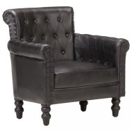 vidaXL Kreslo Chesterfield pravá koža 288288 - cena, srovnání