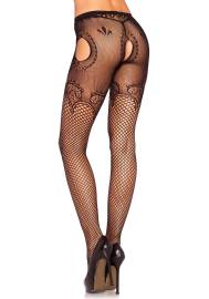 Leg Avenue Suspender Hose Duchess Lace 1067