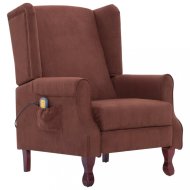 vidaXL Masážne polohovacie kreslo látka 282214 - cena, srovnání