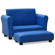vidaXL Detská sedačka s podnožkou umelá koža 325514 - cena, srovnání