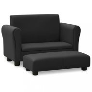 vidaXL Detská sedačka s podnožkou umelá koža 325510 - cena, srovnání