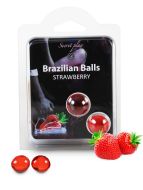 Secret Play Brazilian Balls Strawberry 2ks - cena, srovnání