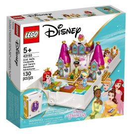 Lego Disney Princess 43193 Ariel, Kráska, Popoluška a Tiana a ich rozprávková kniha dobrodružstva