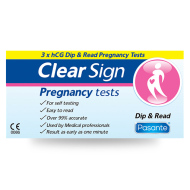 Pasante Clear Sign hCG Dip - Tehotenský test 3ks - cena, srovnání