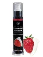 Secret Play Kissable Lube & Hot Oil Strawberry & Cream 50ml - cena, srovnání