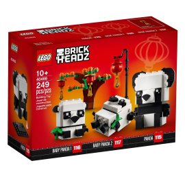 Lego BrickHeadz 40466 Čínske novoročné pandy