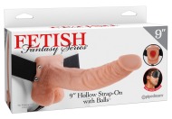 Fetish Fantasy Hollow Strap On with Balls 9 - cena, srovnání