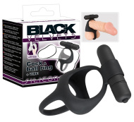 Black Velvet Silicone Cock & Ball Ring Vibe - cena, srovnání