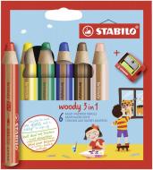 Stabilo Woody 3in1 6ks - cena, srovnání